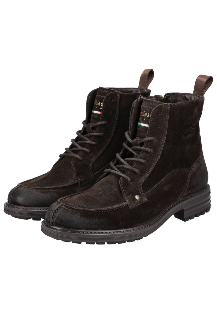 Pantofola d Oro Stiefelette Veloursleder Dunkelbraun