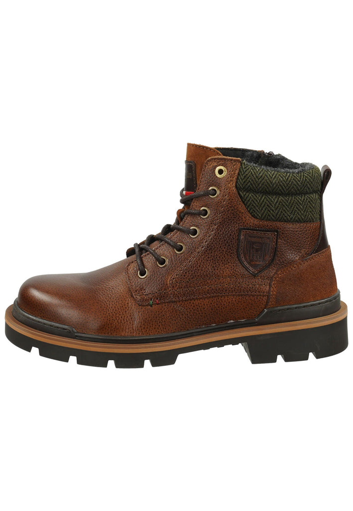 Stiefeletten Pantofola d Oro Stiefelette Leder/Textil Braun Warmfutter