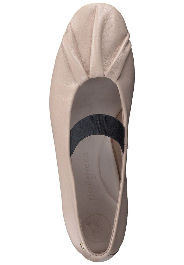 Paul Green Ballerinas Glattleder Beige