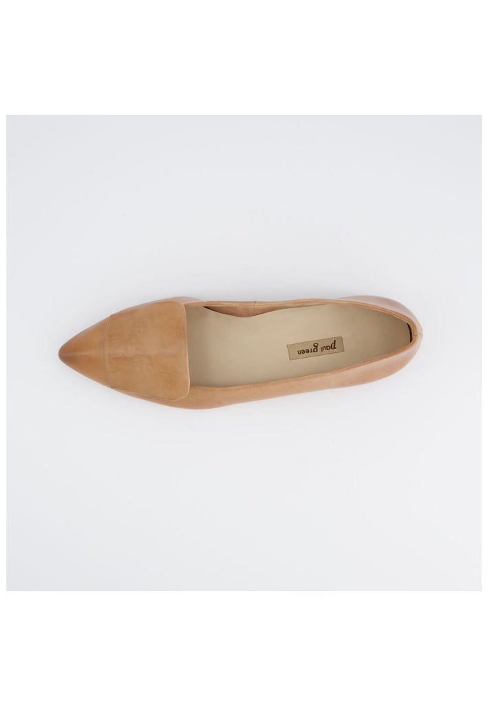 Paul Green Ballerinas Glattleder Mittelbraun