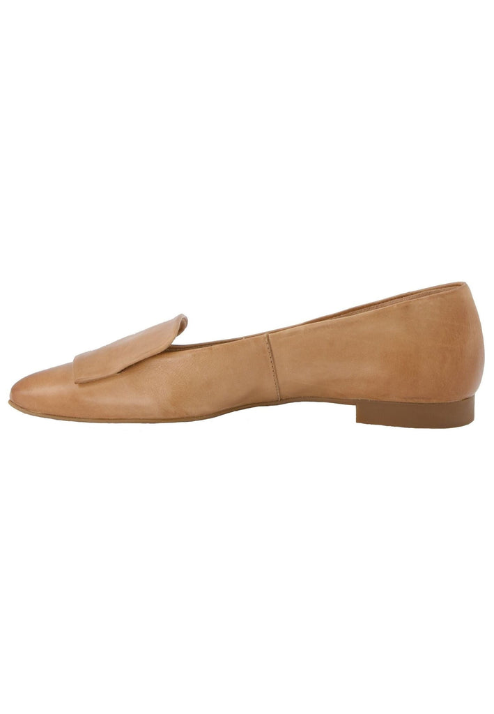 Paul Green Ballerinas Glattleder Mittelbraun
