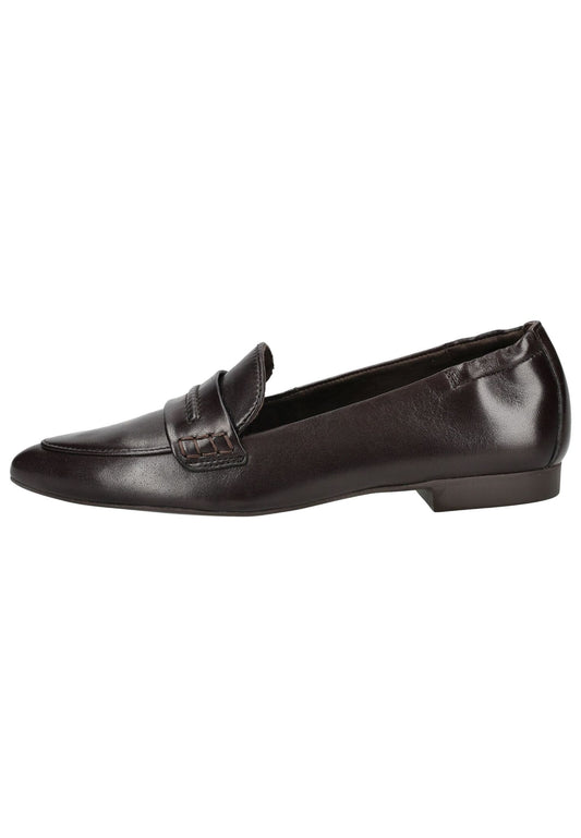 Paul Green Ballerinas Glattleder Mocca