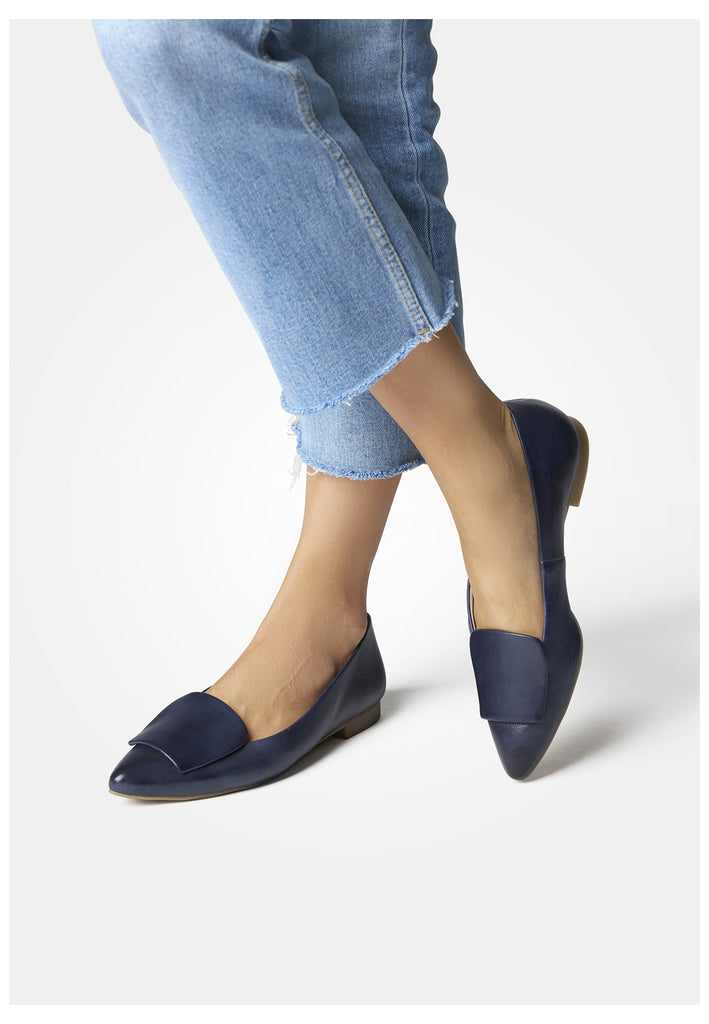 Paul Green Ballerinas Glattleder Ocean