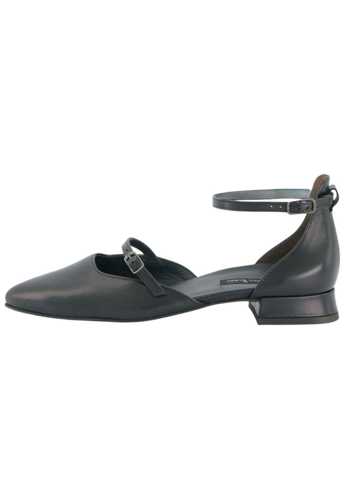 Paul Green Ballerinas Glattleder Schwarz