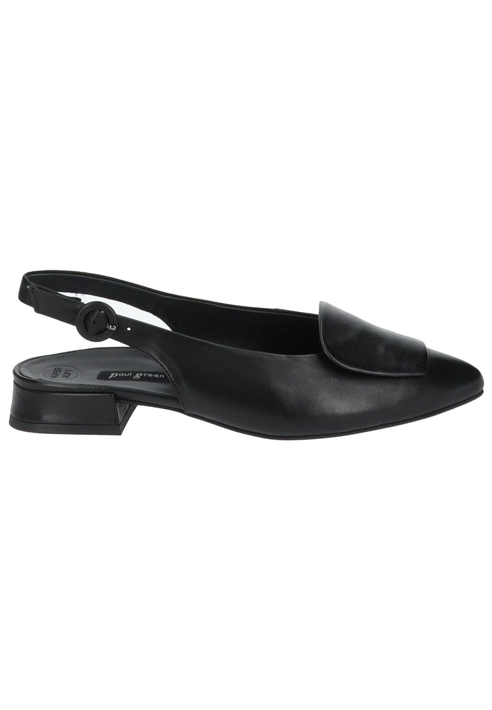 Paul Green Ballerinas Glattleder Schwarz