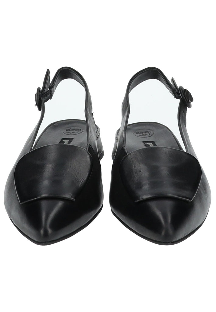 Paul Green Ballerinas Glattleder Schwarz