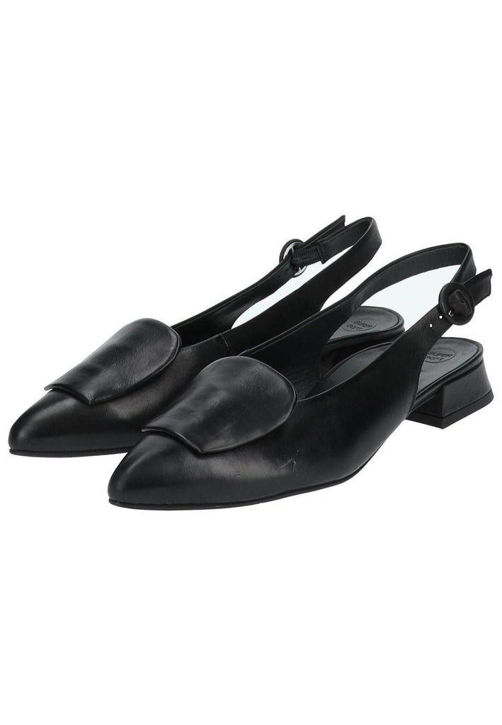 Paul Green Ballerinas Glattleder Schwarz