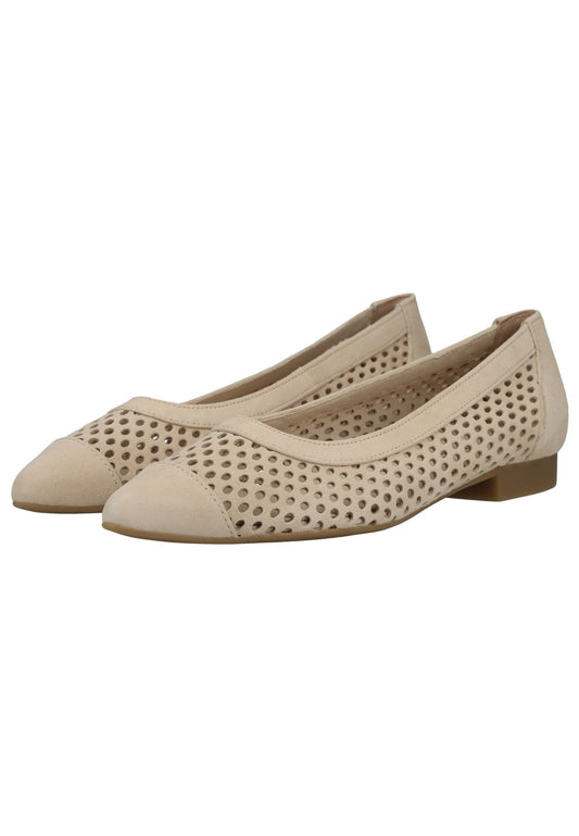 Paul Green Ballerinas Leder Beige