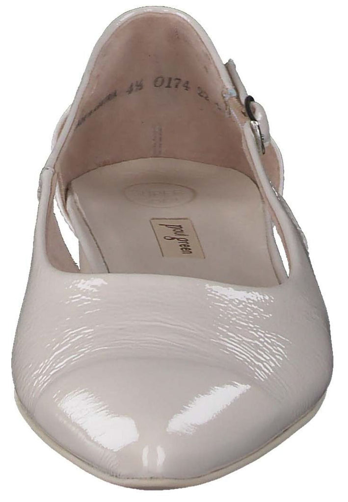 Paul Green Ballerinas Leder Beige Lack