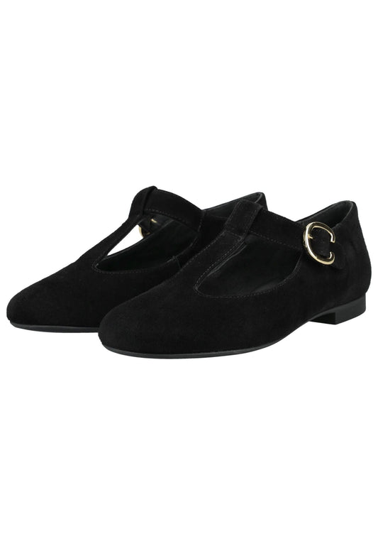 Paul Green Ballerinas Leder Black