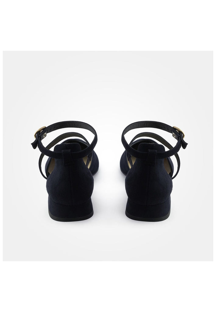 Paul Green Ballerinas Leder Blau