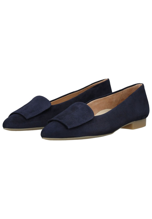 Paul Green Ballerinas Leder Blau