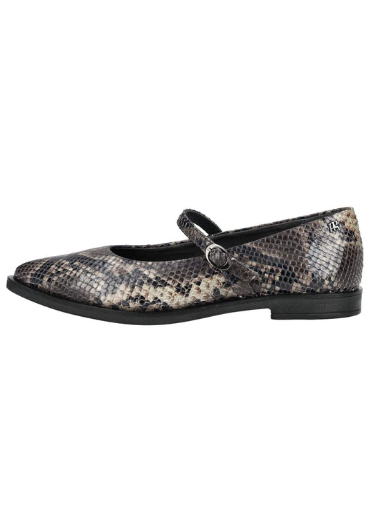 Paul Green Ballerinas Leder Braun