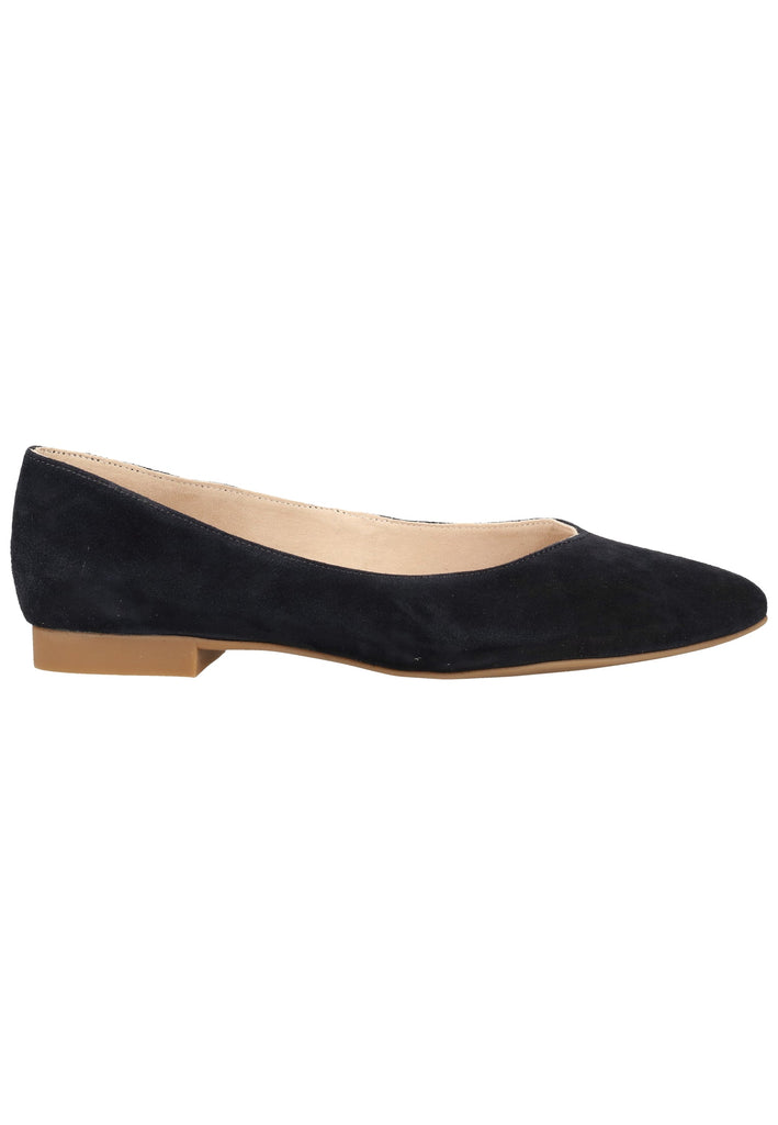 Paul Green Ballerinas Leder Dunkelblau