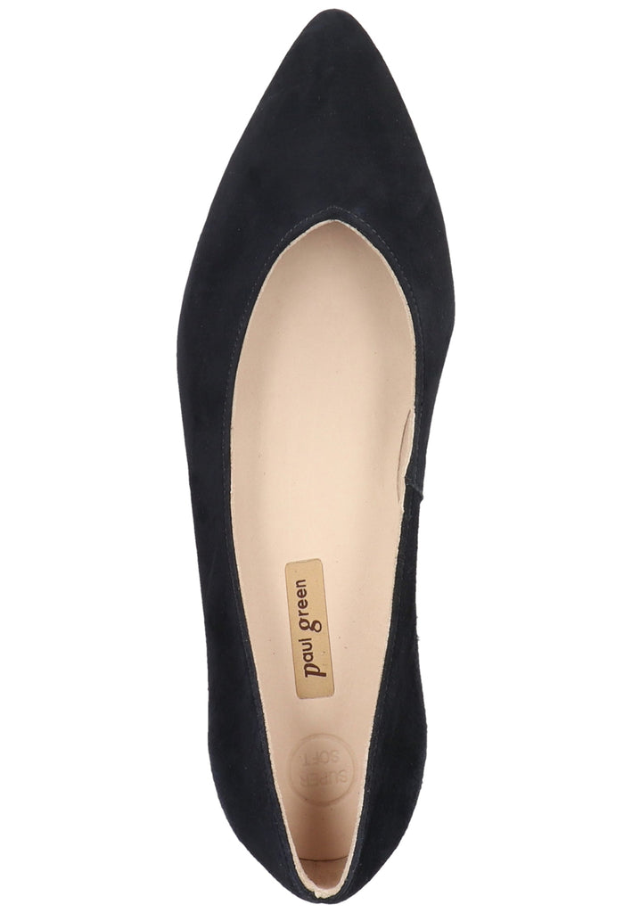 Paul Green Ballerinas Leder Dunkelblau