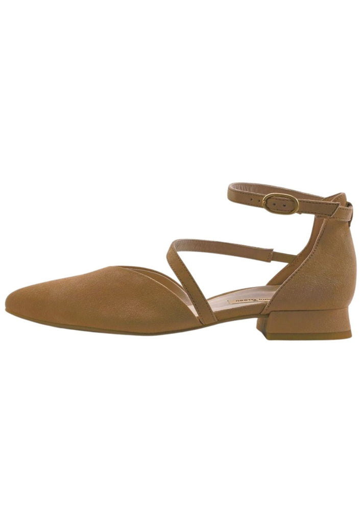 Paul Green Ballerinas Leder Hellbraun