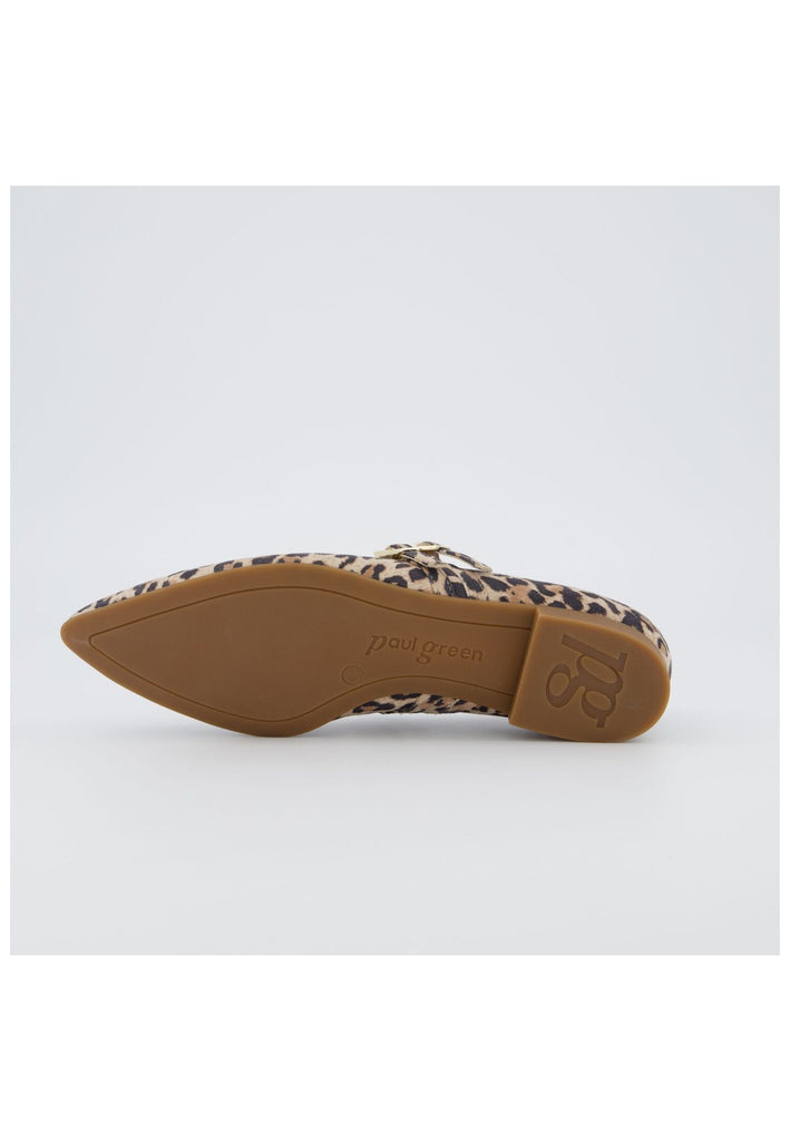 Paul Green Ballerinas Leder Leopard