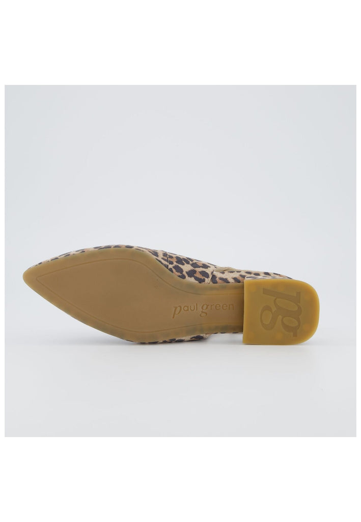 Paul Green Ballerinas Leder Leopard