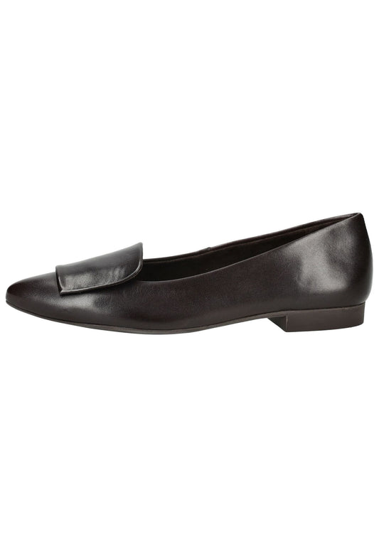 Paul Green Ballerinas Leder Mocca