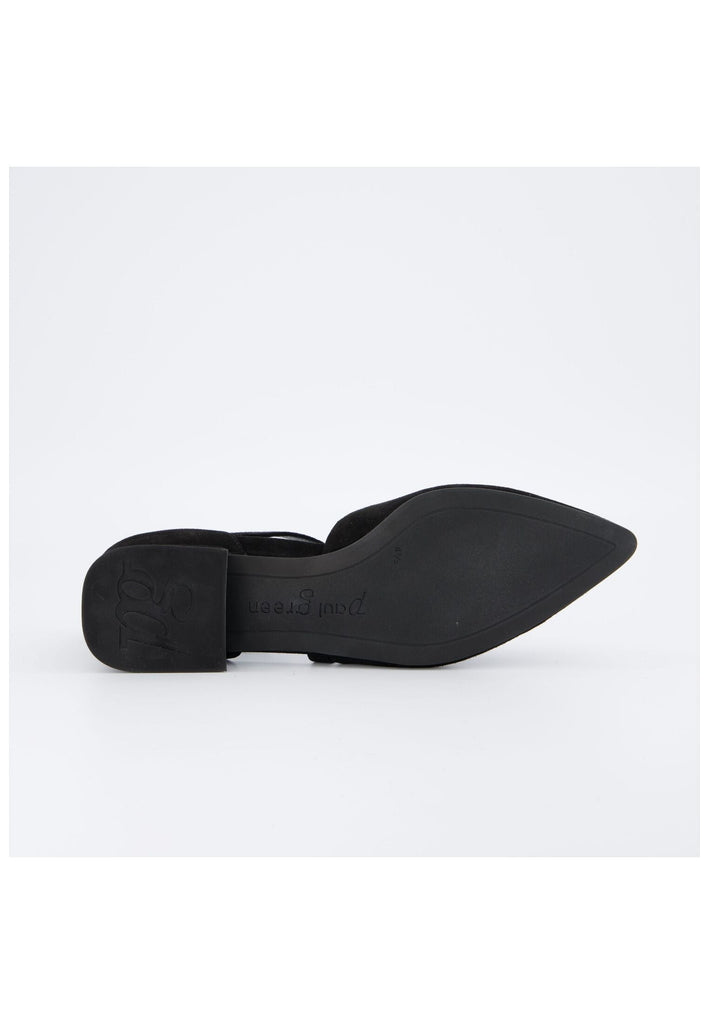 Paul Green Ballerinas Leder Schwarz