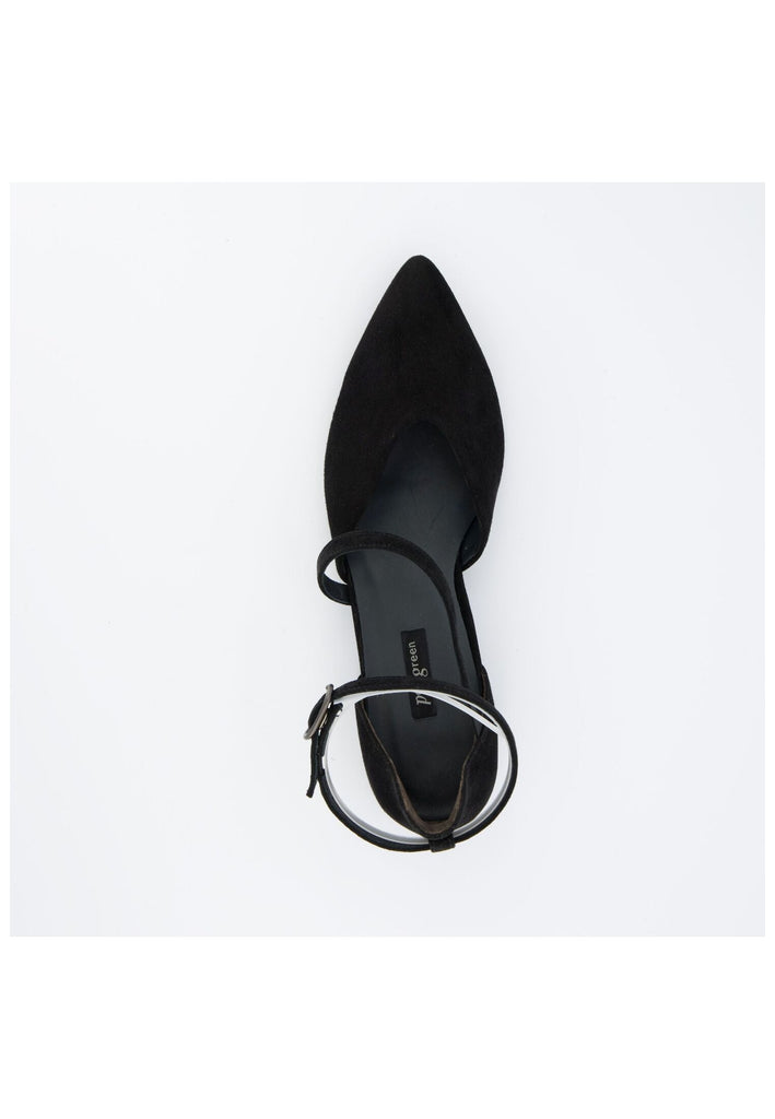 Paul Green Ballerinas Leder Schwarz