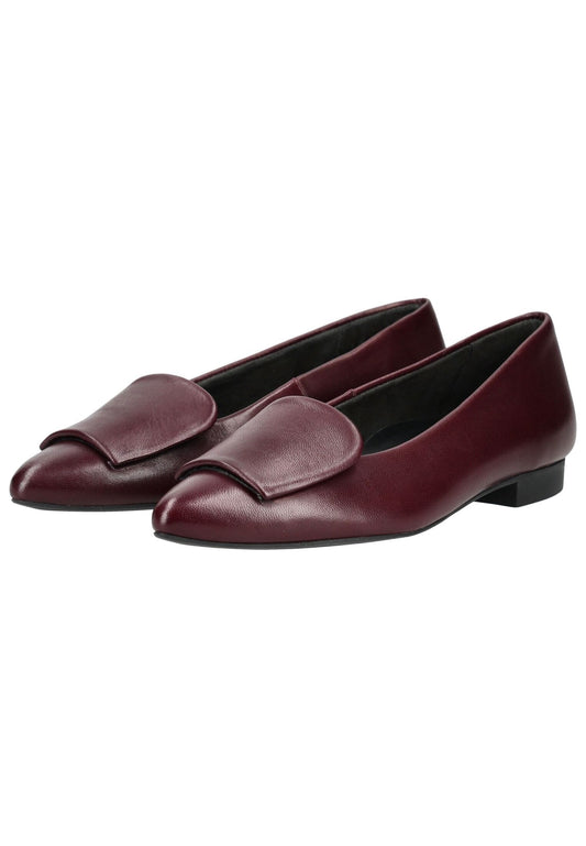 Paul Green Ballerinas Leder Wine