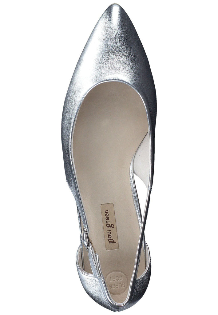 Paul Green Ballerinas Nappaleder Metallic