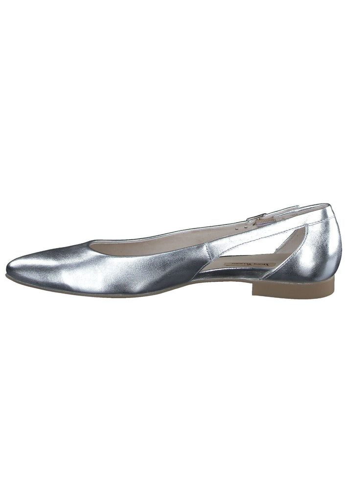 Paul Green Ballerinas Nappaleder Metallic
