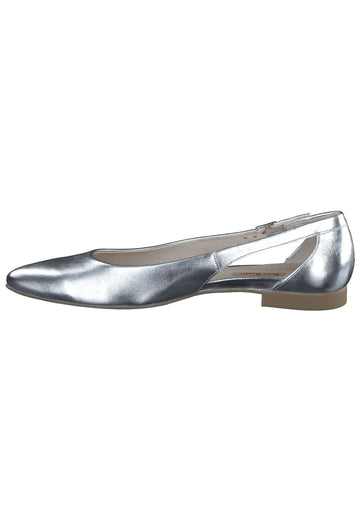 Paul Green Ballerinas Nappaleder Metallic
