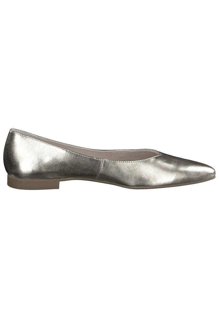 Paul Green Ballerinas Nappaleder Platin