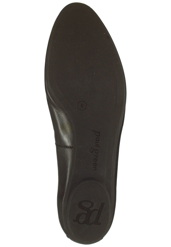 Paul Green Ballerinas Nappaleder Schwarz