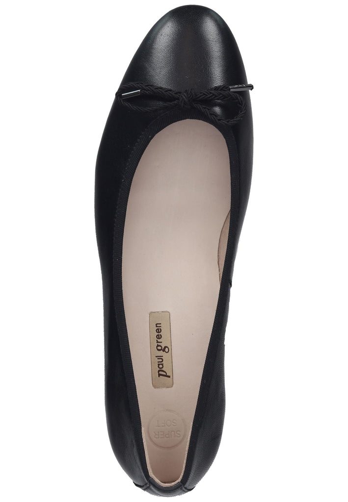 Paul Green Ballerinas Nappaleder Schwarz