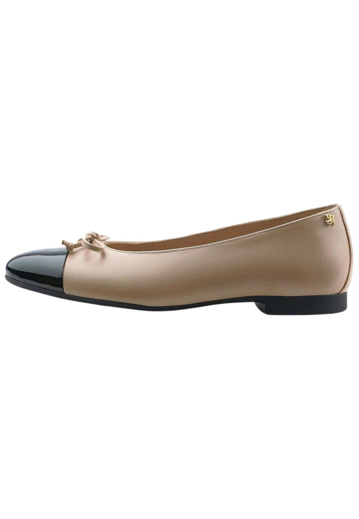 Ballerinas Paul Green Ballerinas Leder Schwarz/Beige