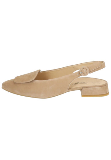 Ballerinas Paul Green Ballerinas Veloursleder Hellbraun