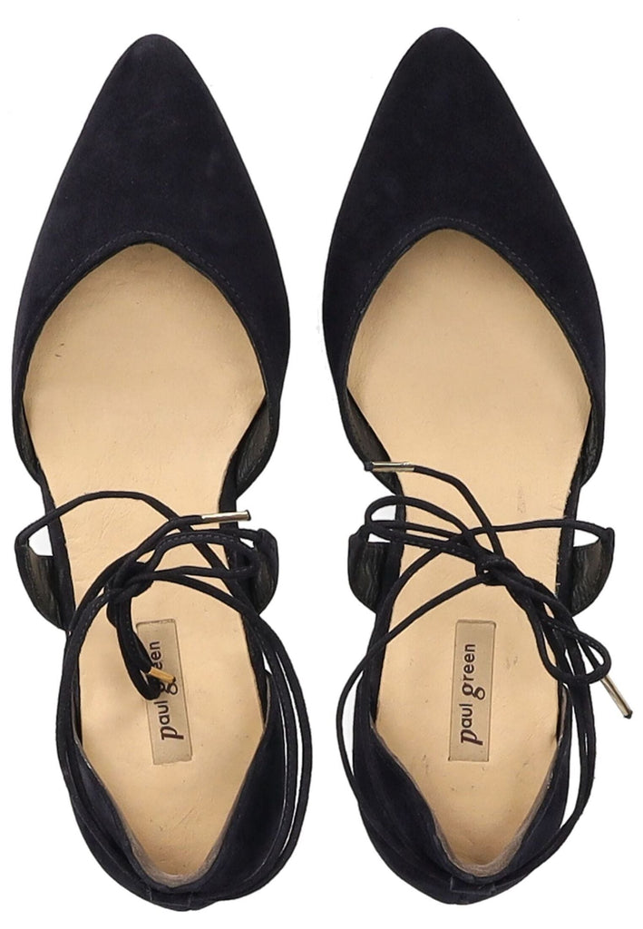 Paul Green Ballerinas Veloursleder Blau