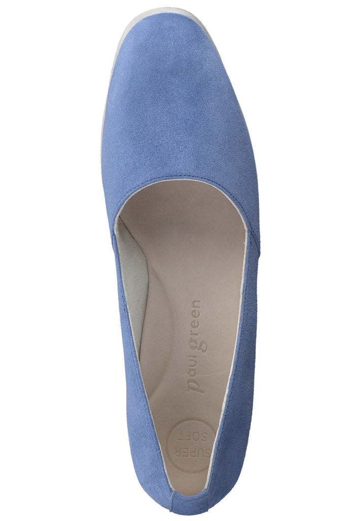 Paul Green Ballerinas Veloursleder Denim