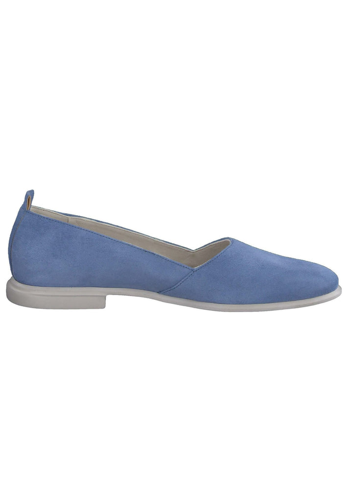 Paul Green Ballerinas Veloursleder Denim