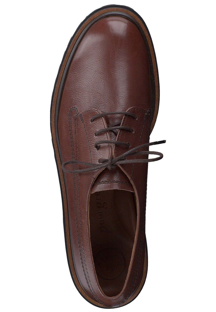 Paul Green Halbschuhe Glattleder Mittelbraun