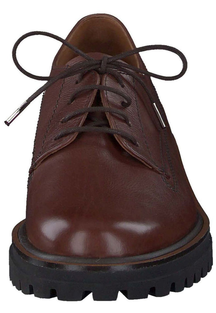 Paul Green Halbschuhe Glattleder Mittelbraun