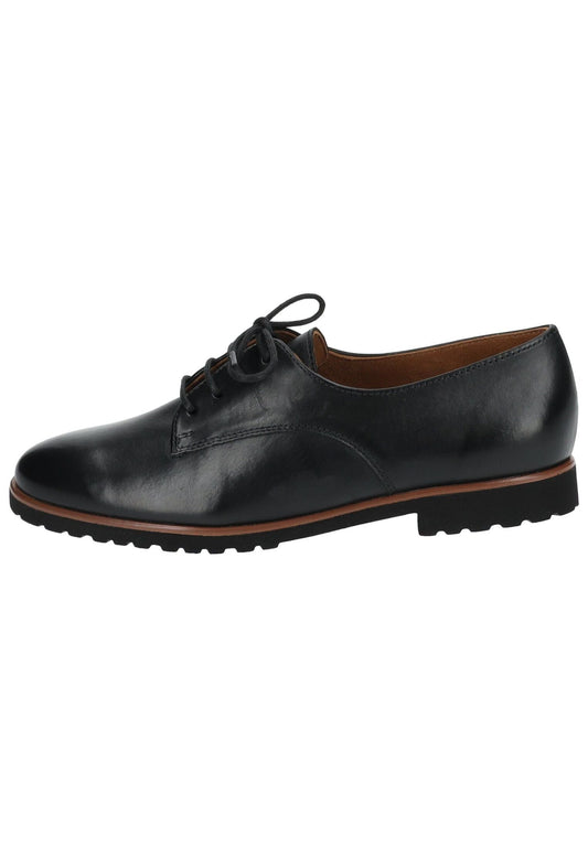 Paul Green Halbschuhe Glattleder Schwarz