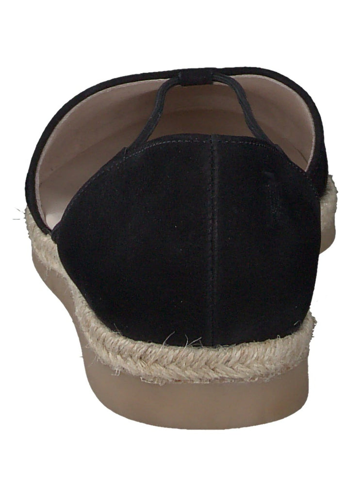 Paul Green Halbschuhe Nubukleder Schwarz/Beige