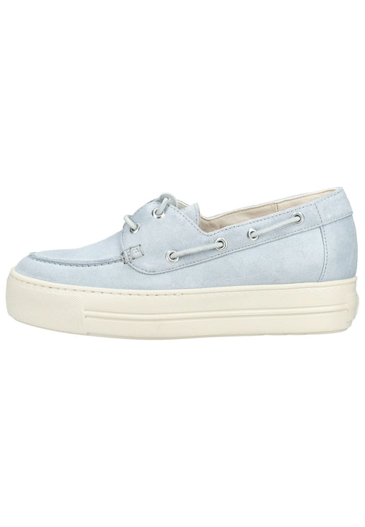 Paul Green Halbschuhe Veloursleder Aqua