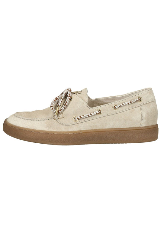 Paul Green Halbschuhe Veloursleder Beige