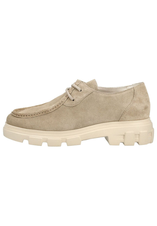 Paul Green Halbschuhe Veloursleder Beige