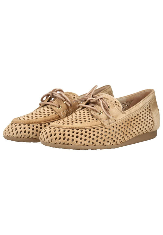 Paul Green Halbschuhe Veloursleder Beige