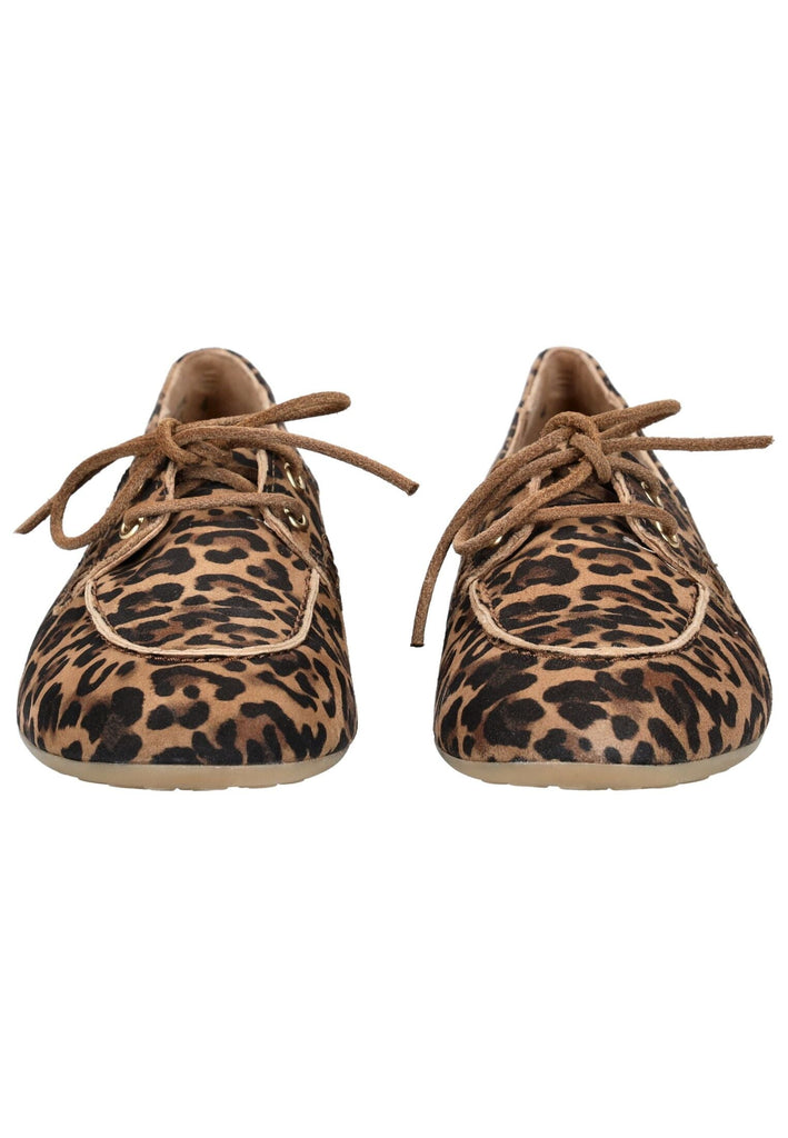 Paul Green Halbschuhe Veloursleder Leopard