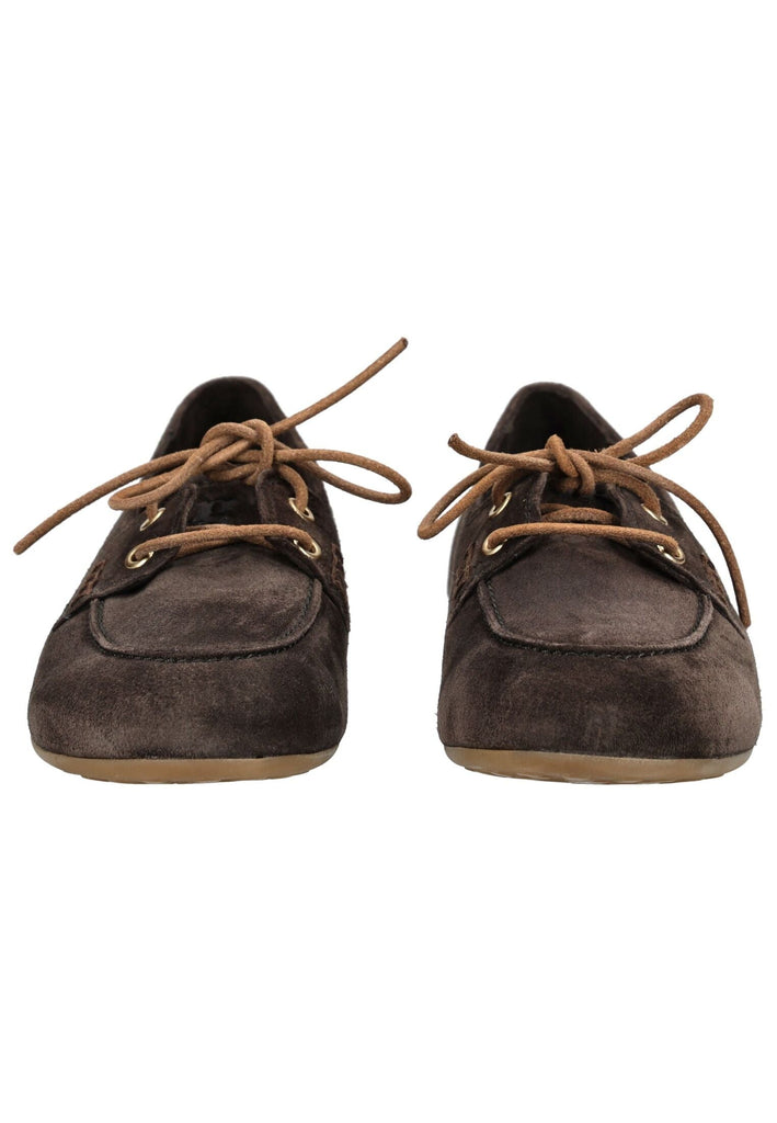 Paul Green Halbschuhe Veloursleder Mocca