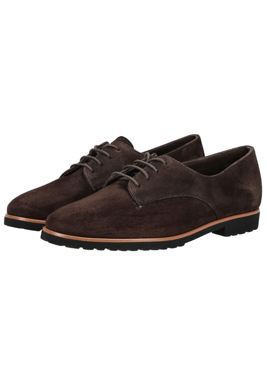 Paul Green Halbschuhe Veloursleder Moro