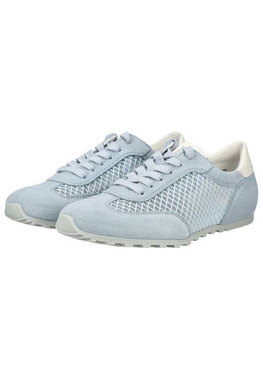 Paul Green Halbschuhe Veloursleder/Textil Blau