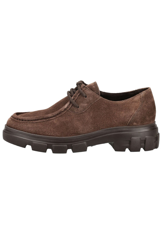 Paul Green Halbschuhe Veloursleder Wood